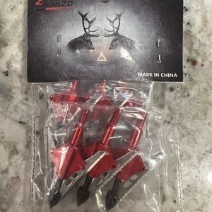 JIANZD Archery Broadheads 100/125 Grain Fixed Blades Stainless Steel X1 Hunting